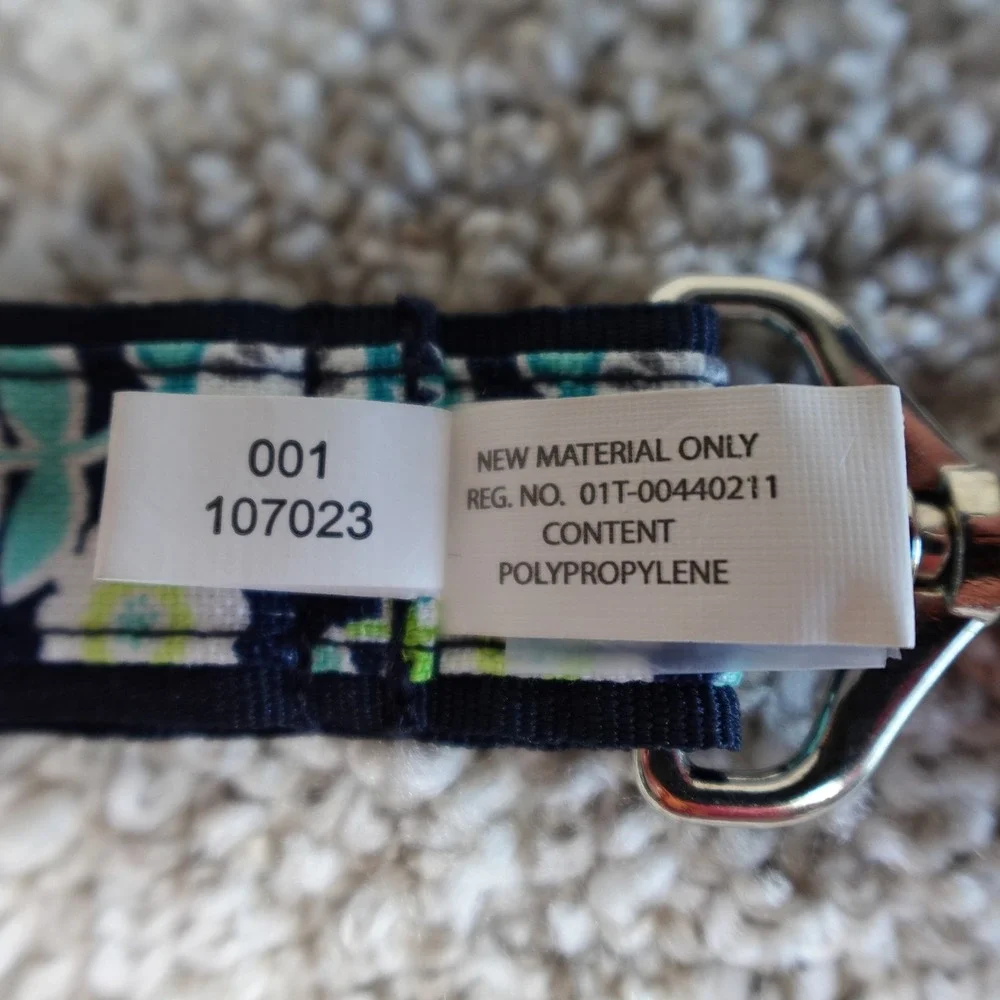 Thirty-One Best Buds Hang-It-Up Key Fob Floral Blue Green 4215832C0000 NEW